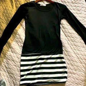 Stretchy Stripe mini Dress